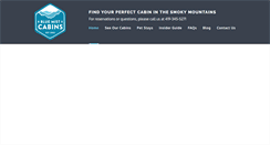 Desktop Screenshot of bluemistcabins.com